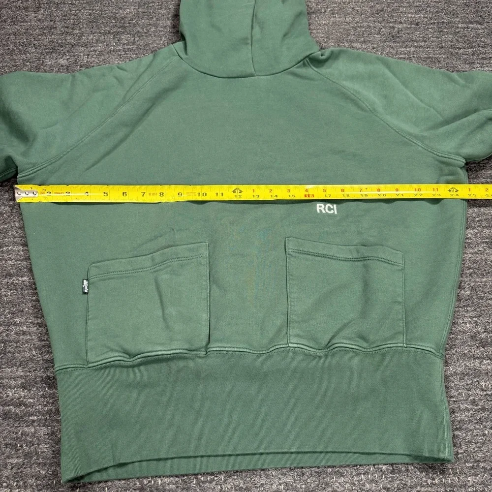 Levis X Reese Cooper Green Cotton Embroidered Hoodie Medium Green Sweatshirt